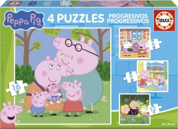 Puzzle PEPPA WUTZ 4-in-1 (6–16 Teile) EDUCA