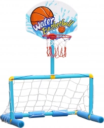 Woopie Wassersport-Set 2-in-1 – Korb mit Tor, Bälle und Pumpe