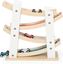 Hölzerne Kaskaden-Rennbahn