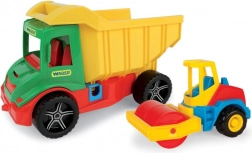 Baufahrzeug-Set MULTI TRUCK – Kipper und Straßenwalze