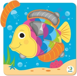 DODO Puzzle Fisch – Lernpuzzle ab 18 Monaten