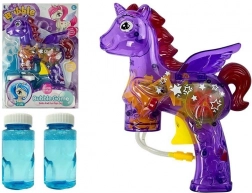 Lila Einhorn Seifenblasenpistole