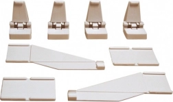 Halterungen für Leitplanken für Carrerabahnen CARRERA EVOLUTION, DIGITAL 132 und DIGITAL 124