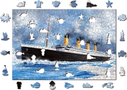 WOODEN CITY Holzpuzzle Titanic 2-in-1, 505 Teile EKO
