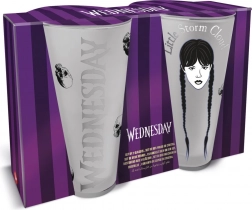 Set großer Gläser Wednesday