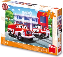Dino Puzzle Feuerwehr 24 Teile