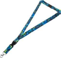 Premium-Schlüsselband mit Karabiner und Dinosauriermotiv