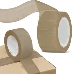 Braunes Verpackungsband 48 mm x 100 m – stark und strapazierfähig