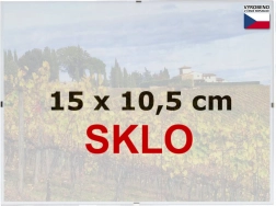 Klemmenrahmen Euroclip 15x10,5cm Glas