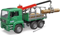 Bruder MAN LKW mit Holztransportanhänger