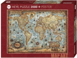 Puzzle HEYE Welt, 2000 Teile