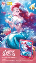 Puzzle 100 Teile Meerjungfrau mit Glitzer