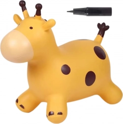 Woopie Hüpfgiraffe Gelb mit Pumpe