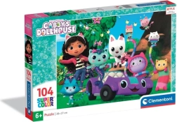 Puzzle 104 Teile – Gabby’s Dollhouse von Clementoni