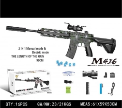Gel-Blaster-Gewehr M416 für Wasserkugeln mit Zubehör