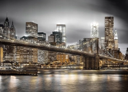Diamantmalerei Brooklyn Bridge 30 × 40 cm