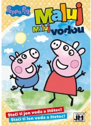 Malbuch A5 mit Wasser malen Peppa Pig