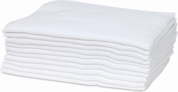 FreeON Bubaba Stoffwindeln 80 × 80 cm weiß (10 Stk.)