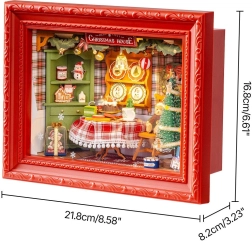 Rolife Holz-3D-Puzzle Heiligabend-Dinner mit LED, 125 Teile