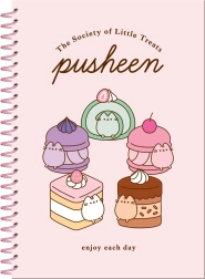 Pusheen-Set – Ringblock und Aufkleber