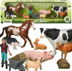 Woopie Glückliche Farm – Set mit 10 Tierfiguren