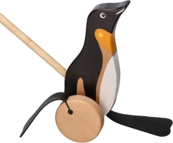 Goki Holz Ziehspielzeug Pinguin