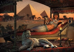 Magnolia Puzzle Abendessen bei den Pyramiden 1000 Teile