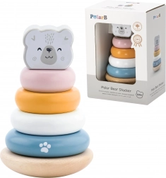 VIGA PolarB Holz-Bildungspyramide - Eisbär