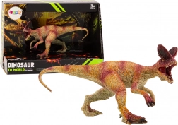 Sammelfigur Dinosaurier Dilophosaurus, rot, 1 Stk