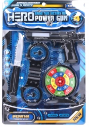 Polizei-Set mit Pistoleneffekten