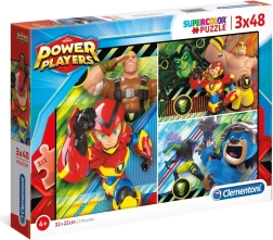 Puzzle Power Players 3x48 Teile