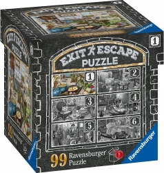 Escape-Spiel Puzzle Spukschloss - In der Küche