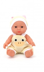 Puppe für Kinder mit weichem Körper und Eco-Kleidung