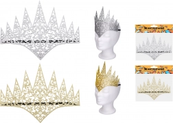 Karneval Haarreif Krone für Kinder