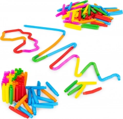 Sensorische Pop-Röhrchen für Kinder – Antistress-Verbindungsröhrchen, 60 Stk.