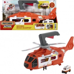Rettungshubschrauber für Rettungseinsätze Matchbox Action Drivers