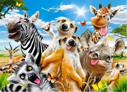 Puzzle 200 Teile African Selfie