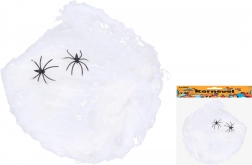 Karneval-Dekoration Spinnennetz mit Spinne