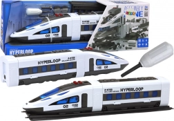 Schraubbarer Spielzeugzug HYPERLOOP mit Lichtern, Sounds und Schienen
