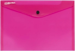 Dokumentenmappe mit Druckknopf A5, rosa – eCollection