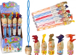 Seifenblasenstab mit Dinosauriermotiv 34 cm – verschiedene Farben