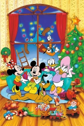 Puzzle Disney Mickey Mouse und Freunde Weihnachten 600 Teile