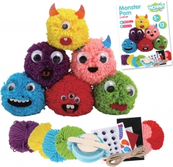 Kreativset zur Herstellung von Monster-Pompoms - Woopie Art&Fun
