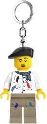 LEGO leuchtender Schlüsselanhänger – Maler-Minifigur mit LED-Licht