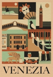 Puzzle 1000 Teile Style in the City Venedig — kompakte Schachtel CLEMENTONI