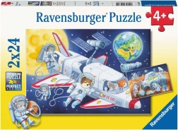 Puzzle Reise durch den Weltraum 2×24 Teile RAVENSBURGER