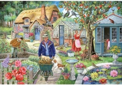 Puzzle Im Garten 1000 Teile