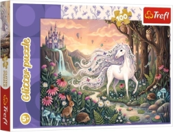 Kinderpuzzle Glitter Tęczowy blask Einhorn 100 Teile – 1 Stück