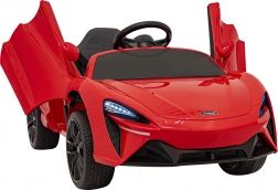 Elektrisches Kinderauto McLaren Artura 4x4 mit Fernbedienung und LED – Rot