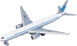 Verkehrsflugzeug aus Metall/Kunststoff 19 cm mit Rückziehmotor